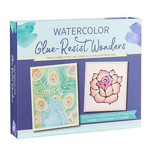 Watercolor Glue-Resist Wonders: Create Irresistible Art Using Glue and Watercolors