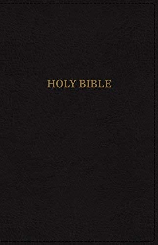 KJV, Giant Print Deluxe Reference Bible (Thumb Index, Black Leathersoft)