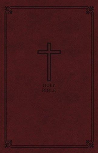 KJV Personal Size, Giant Print, Reference Bible (Thumb Indexed, Burgundy Leathersoft)