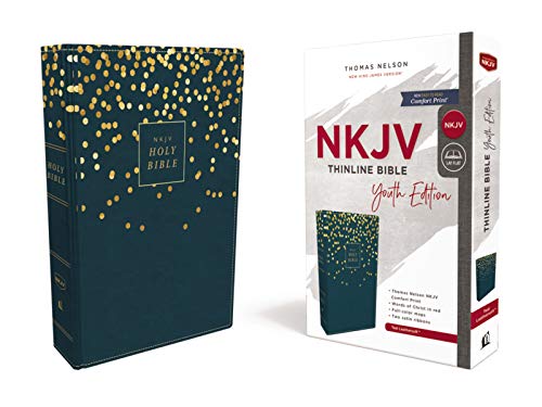 NKJV Thinline Bible: Youth Edition (8193T, Teal Leathersoft)