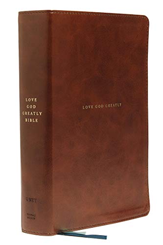 NET, Love God Greatly Bible (4633BRN, Brown Leaathersoft)