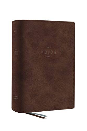 NET, The Abide Bible (7653BR - Brown Leathersoft)