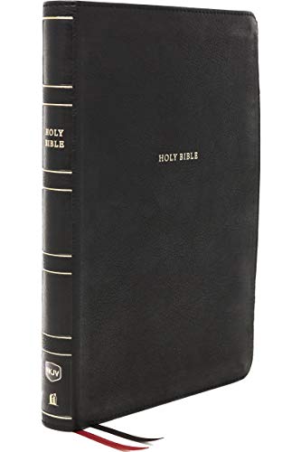 NKJV, Super Giant Comfort Print, Reference Bible (2853BKA - Black Leathrsoft)