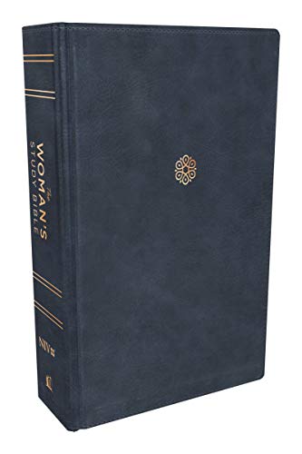 NIV, The Woman's Large Print Study Bible (Thumb Indexed, #9933BL - Blue Leathersoft)