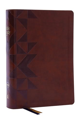NKJV, The Bible Study Bible (#8853BRN - Saddle Brown Leathersoft)