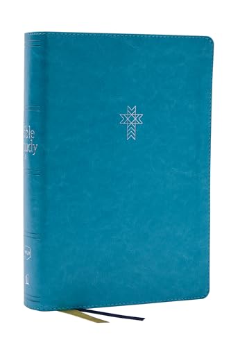 NKJV, The Bible Study Bible (#8853TQ - Turquoise Leathersoft)