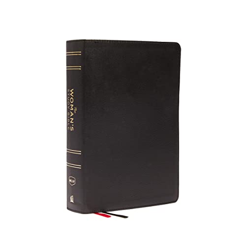 NKJV, The Woman's Study Bible (Thumb Indexed, #9926BK - Black Genuine Leather)