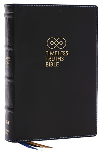 NET, Timeless Truths Bible (#8996BK - Black Genuine Leather)
