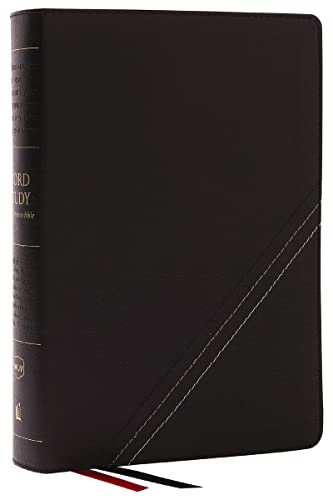 NKJV, Word Study Reference Bible (Thumb Indexed, #9915BK - Black Bonded Leather)