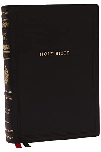 KJV, Wide-Margin Reference Bible, Sovereign Collection (#8866BK - Black Genuine Leather)
