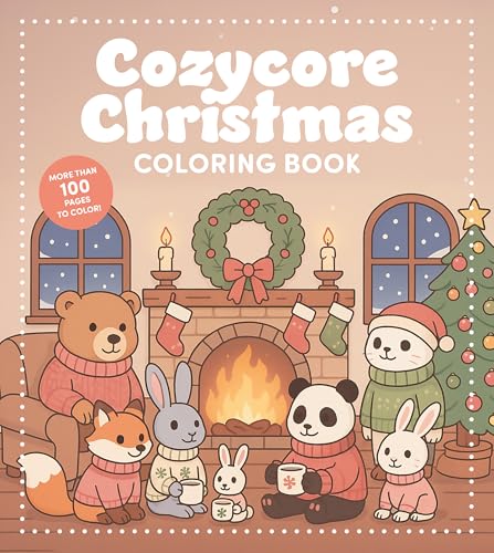 Cozycore Christmas Coloring Book