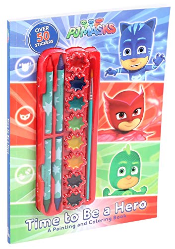 Time To Be a Hero:  A Painting and Coloring Book (PJ Masks)
