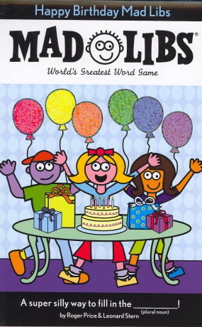 Happy Birthday Mad Libs