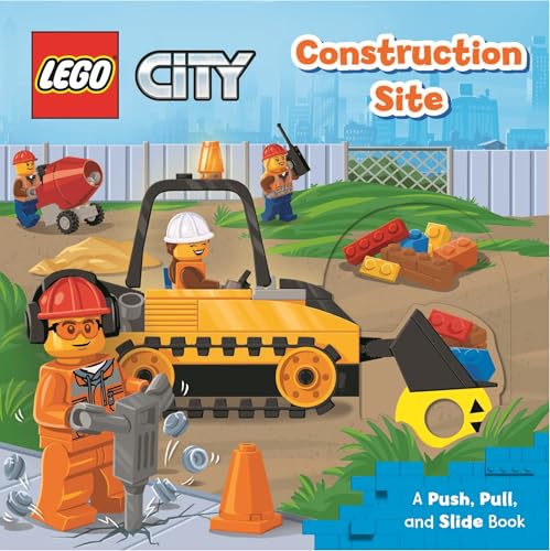 Construction Site Push, Pull, and Slide Book (Lego City)