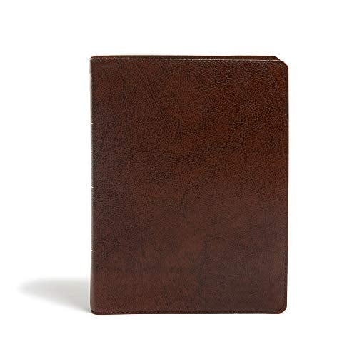 KJV, Full Color Study Bible (Indexed, Brown Bonded Leather)