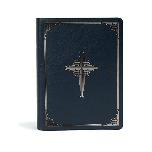 CSB Ancient Faith Study Bible (Indexed, Navy LeatherTouch)