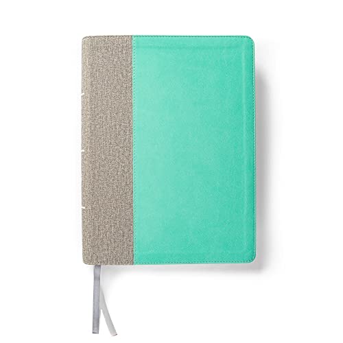 CSB Lifeway Women's Bible (Indexed, Gray/Mint LeatherTouch)