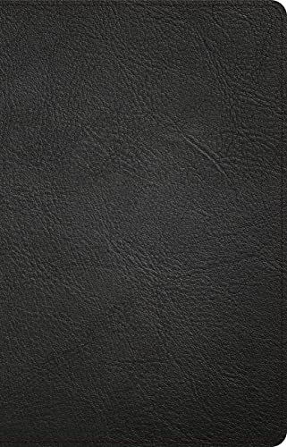 CSB Thinline Reference Bible (Black Genuine Leather)