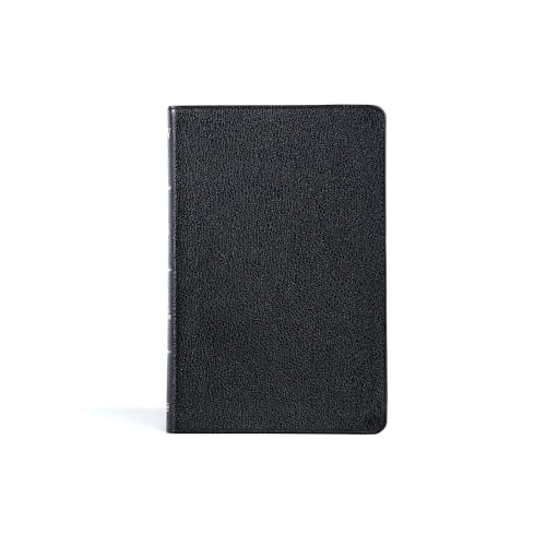 KJV Thinline Bible (Indexed, Black Genuine Leather)
