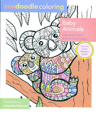 Baby Animals (Zendoodle Coloring)