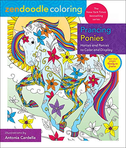 Prancing Ponies (Zendoodle Coloring)