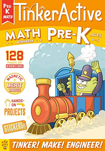 Math Workbook: Pre-K Ages 4-5 (TinkerActive Workbooks, Bk. 10)