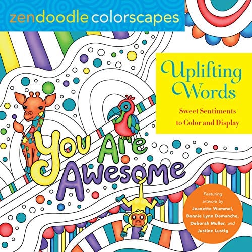 Uplifting Words: Zendoodle Colorscapes