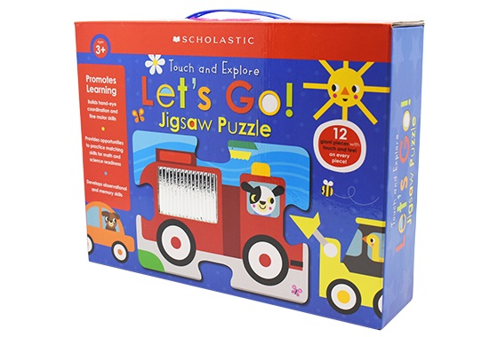 Let's Go! Touch and Explore Jigsaw Puzzle (Scholastic Early Learners)