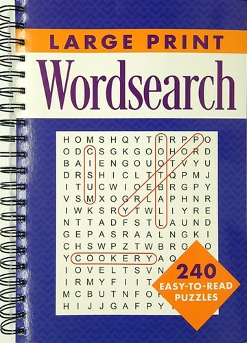 Large Print Wordsearch: 240 Easy-to-Read Puzzles