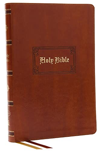 KJV, Giant Print Thinline Bible, Vintage Series (#4413VTA - British Tan Leathersoft)