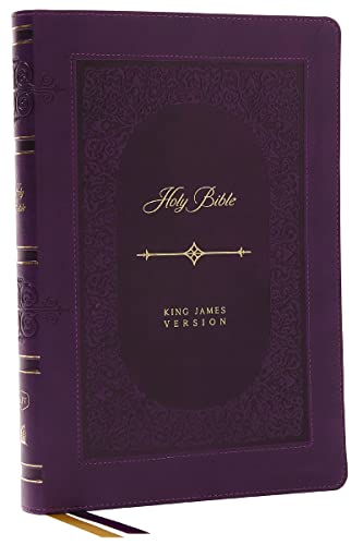 KJV, Giant Print, Thinline Bible, Vintage Series (#4413VPUR - Purple Leathersoft)
