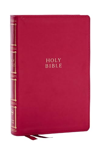NKJV, Compact Center-Column Reference Bible (Thumb Indexed, #8983ROI - Rose Leathersoft)