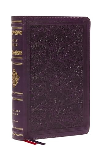 KJV, Large Print Reference Bible (Sovereign Collection, #6633PUR - Purple Leathersoft)