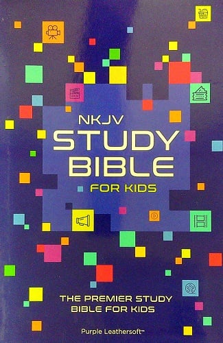 NKJV, Study Bible for Kids (6693PUR - Purple Leathersoft)