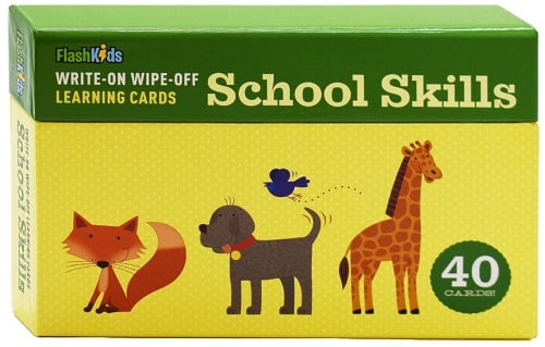 School Skills  (Write -on, Wipe-off learning cards)