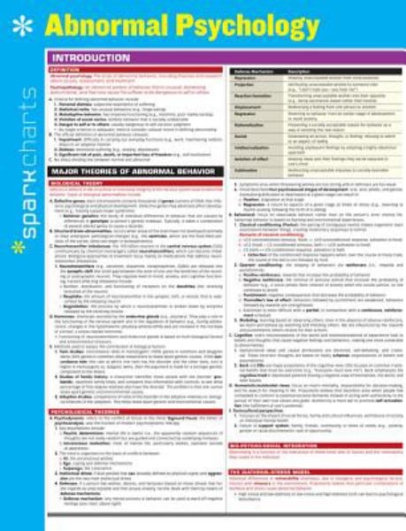 Abnormal Psychology (SparkCharts)
