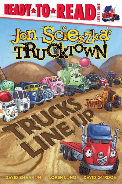 Trucks Line Up (Jon Scieszka's Trucktown, Ready-to-Read Level 1)