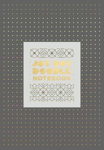 Jot Dot Doodle Notebook (Gray and Gold)