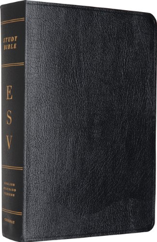 ESV Study Bible (Black Genuine Leather)