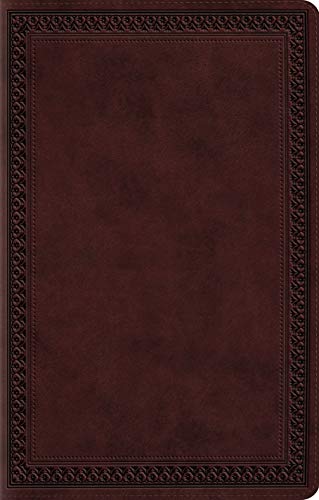 ESV, Premium Gift Bible (TruTone Mahogany, Border Design)