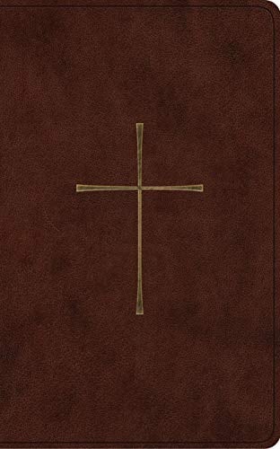 ESV Vest Pocket New Testament with Psalms and Proverbs (TruTone, Dark Brown, Cross Design)