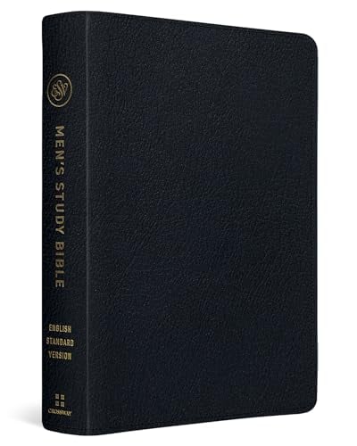 ESV, Men's Study Bible (Genuine Leather, Black)