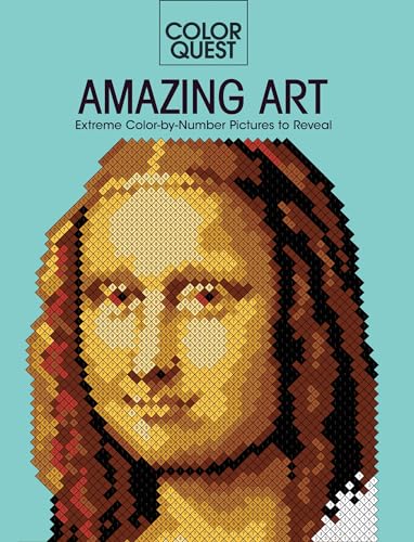 Amazing Art: Extreme Color-by-Number Pictures to Reveal (Color Quest)
