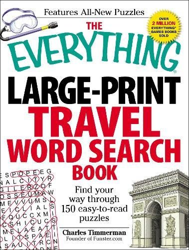 Large-Print Travel Word Search Book (The Everything)
