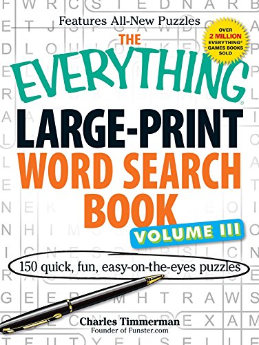 Large-Print Word Search Book Volume 3 (The Everything)