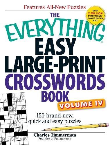 Easy Large-Print Crosswords Book, Volume 4 (The Everything)