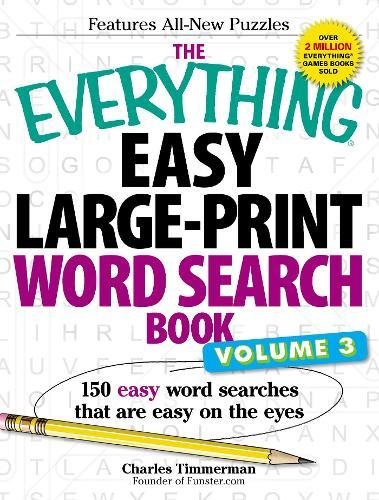 Easy Large-Print Word Search Book, Volume 3 (The Everything)