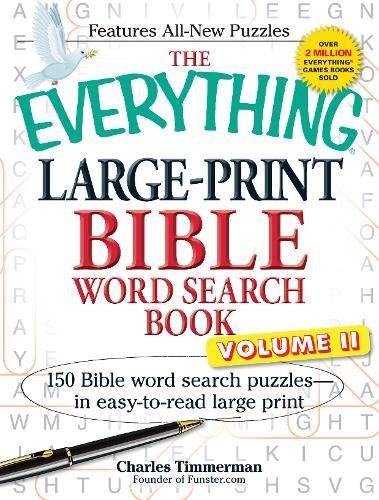 Large-Print Bible Word Search Book, Volume 2 (The Everything)