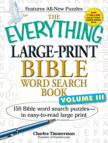 Large-Print Bible Word Search Book, Volume III (The Everything)