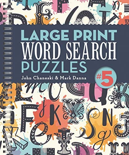 Large Print Word Search Puzzles #5